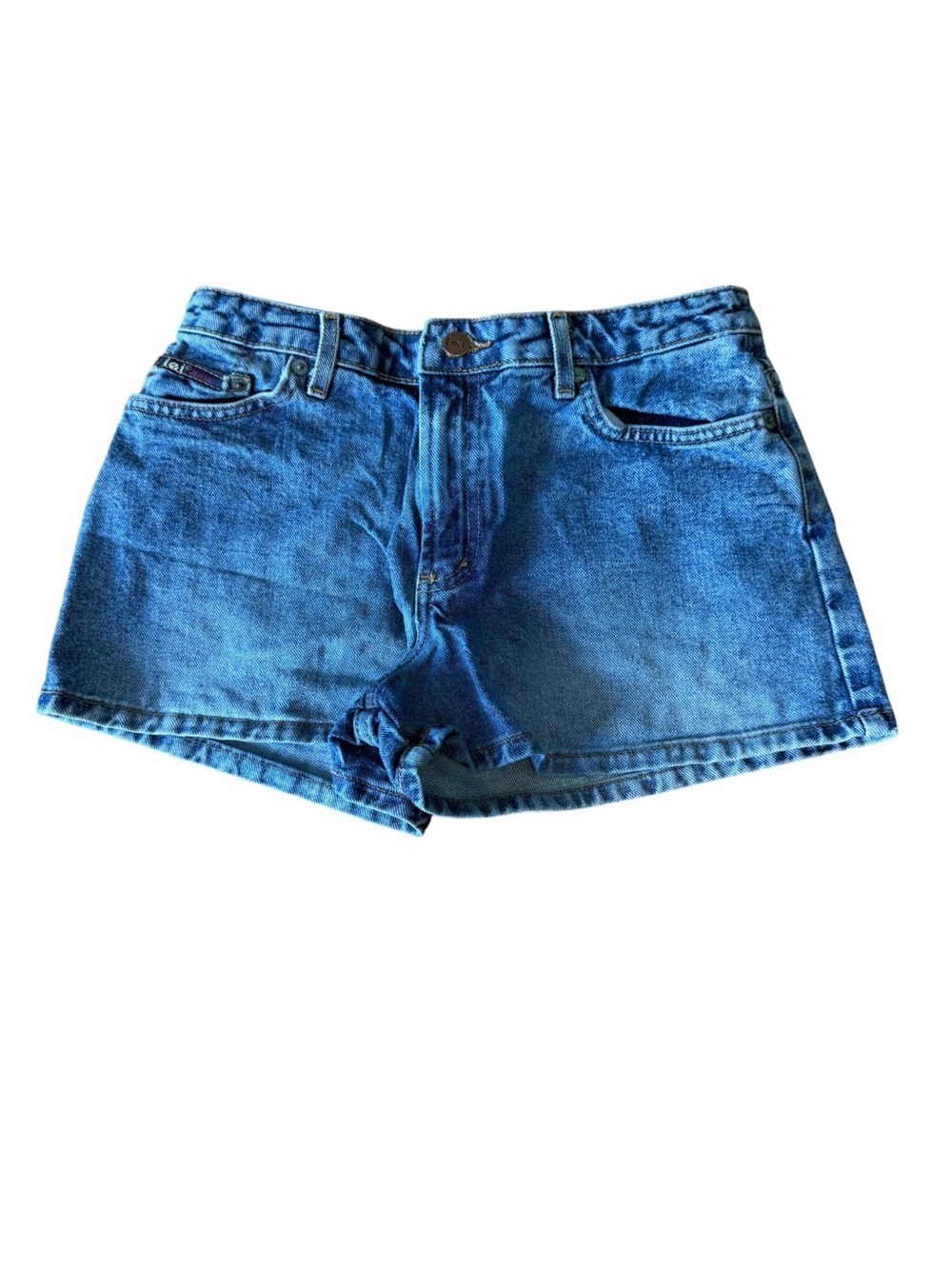 L.E.I. VTG Shorts Denim Jean 90s Y2K Size 9 Blue Retro